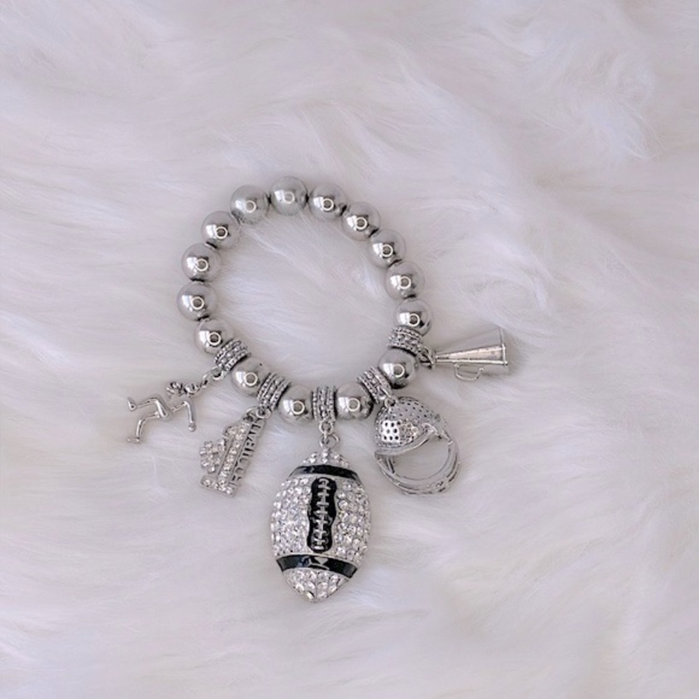Football‎ Charm Bracelet